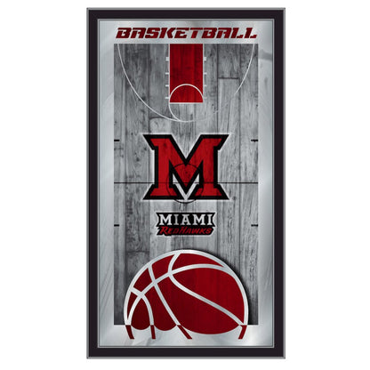 Miami (OH) 15" x 26" Basketball Mirror