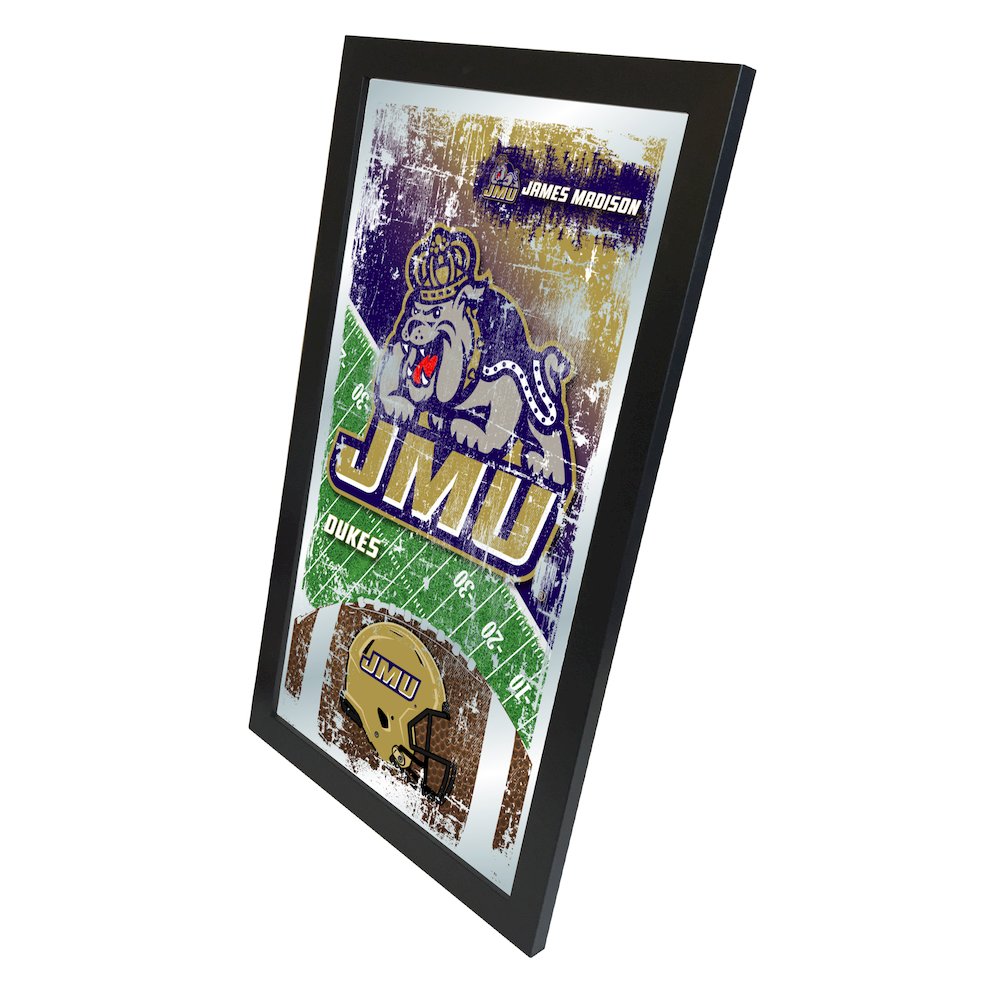 James Madison 15" x 26" Football Mirror