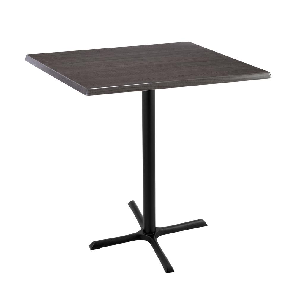 42" Tall OD211 Indoor/Outdoor All-Season Table with 36" x 36" Square Charcoal Top
