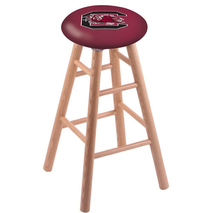 Oak Bar Stool in Natural Finish with South Carolina Seat
