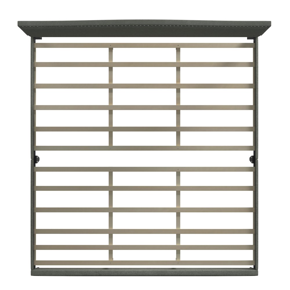Leighford King Platform Bed Stone(Light)