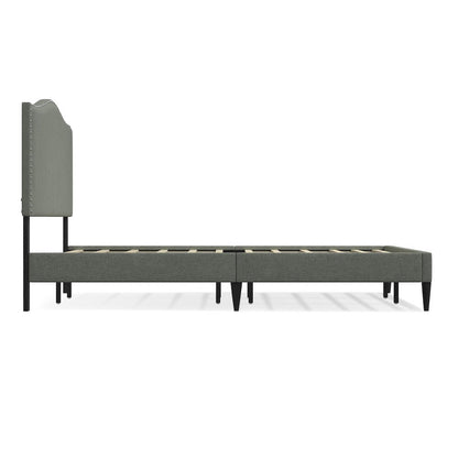 Leighford King Platform Bed Stone(Light)