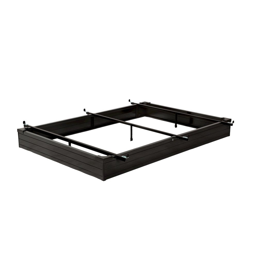 10" Interlock Metal Bedbase Full Java Brown
