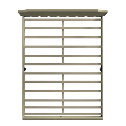 Hanfield Queen Platform Bed Beige