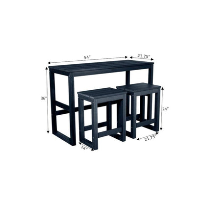 HDPE Cottage Bar Set (3pc)