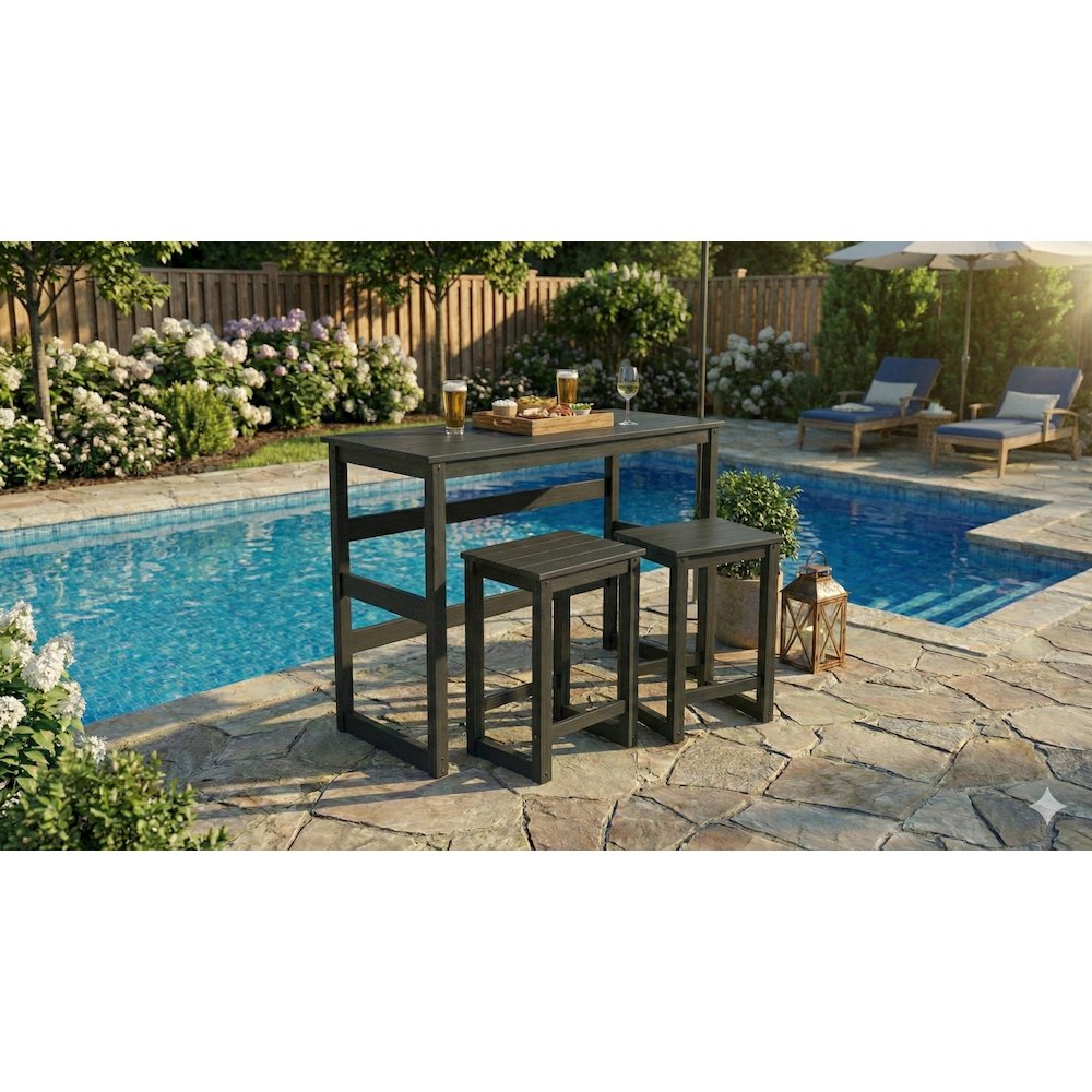 HDPE Cottage Bar Set (3pc)