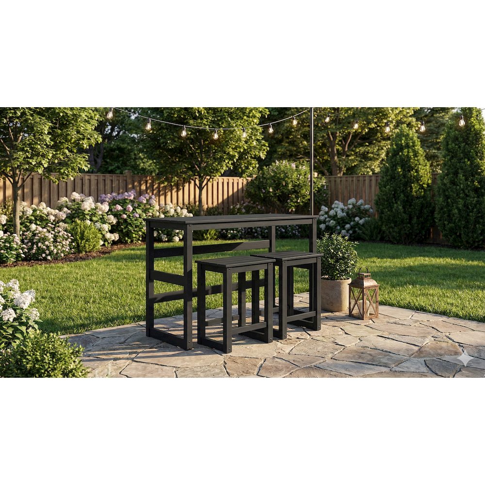 HDPE Cottage Bar Set (3pc)