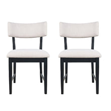 Beck Contemporary Upholstered Split Back Dining Chair (Set of 2)