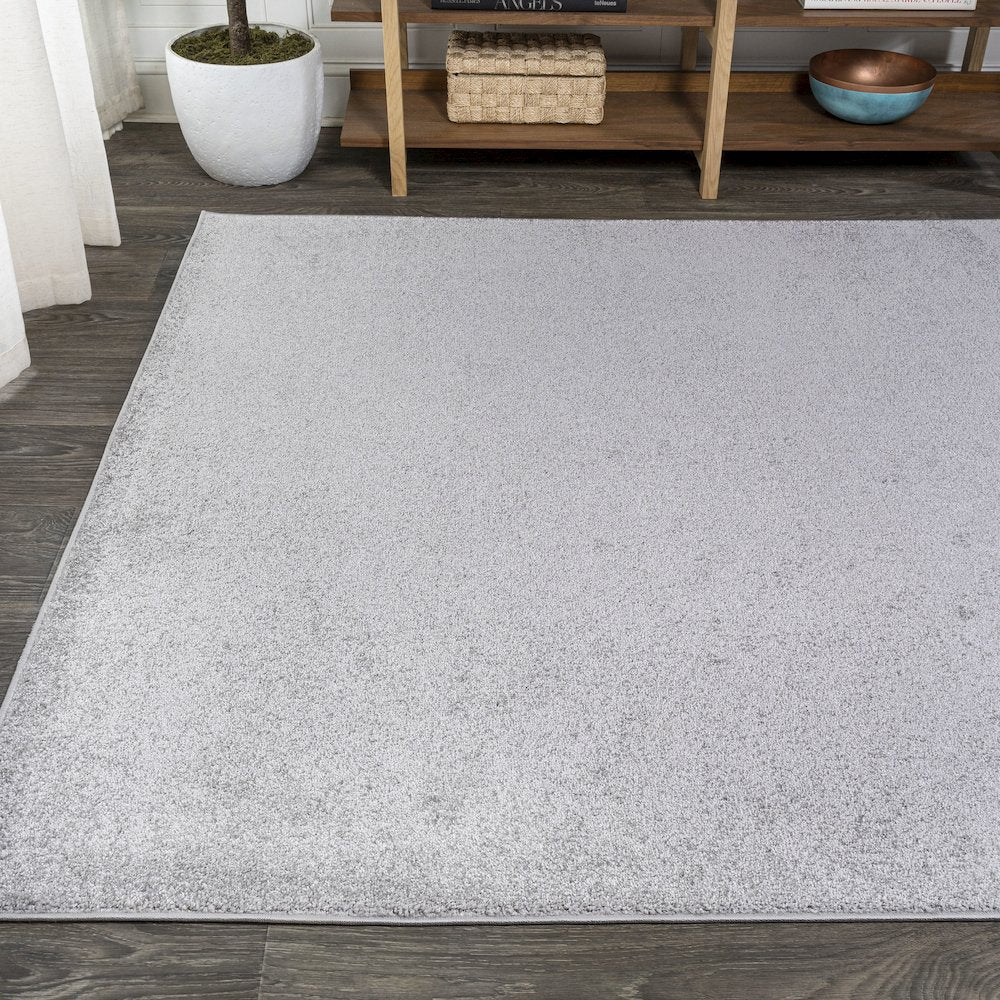Haze Solid Low-Pile Area Rug