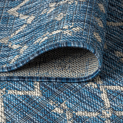 Ourika Moroccan Geometric TetuWeaveIndoor/Outdoor  Rug