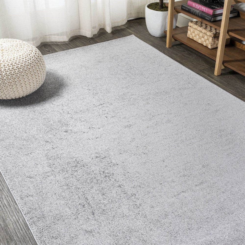Haze Solid Low-Pile Area Rug