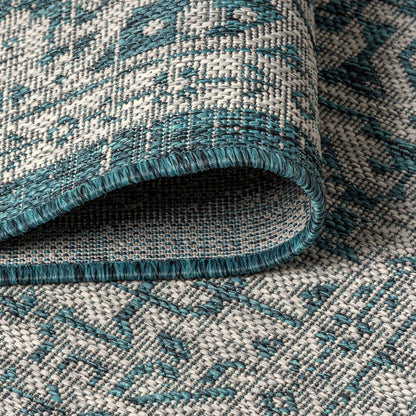 Sinjuri Medallion TetuWeave  Indoor/Outdoor  Rug