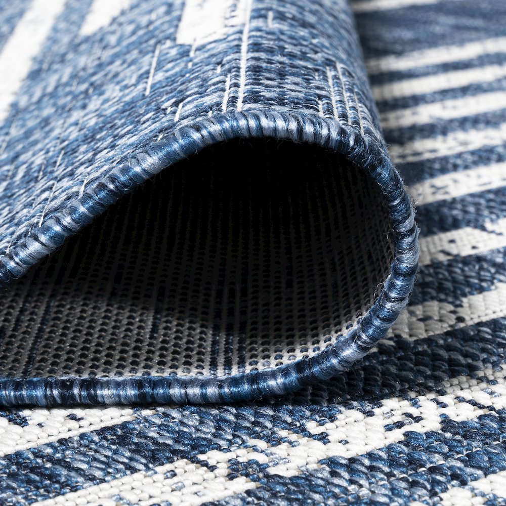 Zolak Berber Stripe GeometricIndoor/Outdoor  Rug
