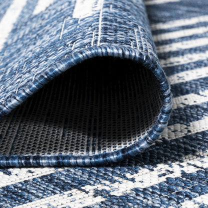 Zolak Berber Stripe GeometricIndoor/Outdoor  Rug