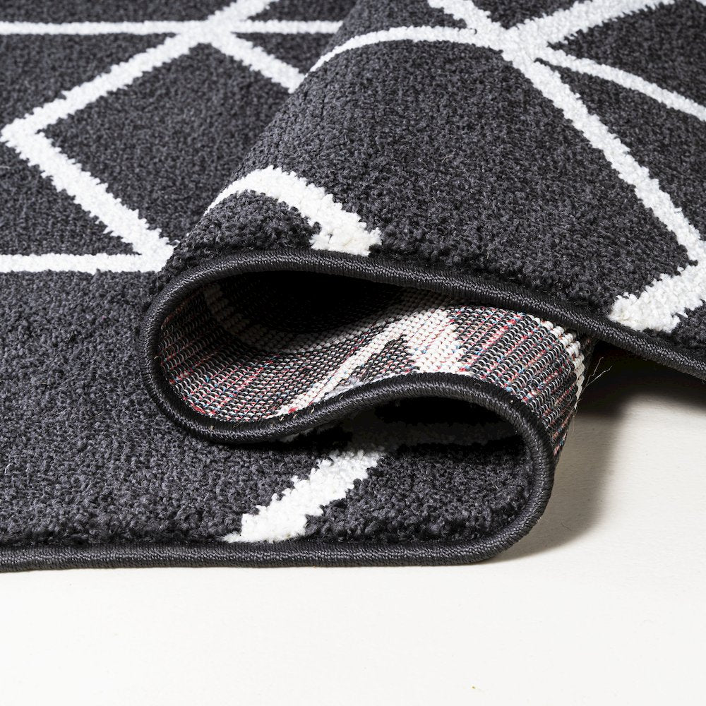 Tumbling Blocks Modern Geometric Area Rug