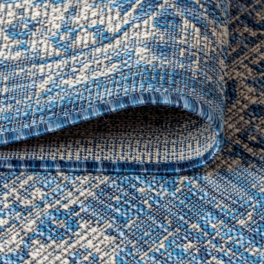 Tela Bohemian TetuWeave Floral  Indoor/Outdoor  Rug