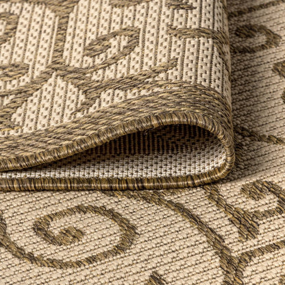 Madrid Vintage Filigree TetuWeave Beige Indoor/Outdoor  Rug