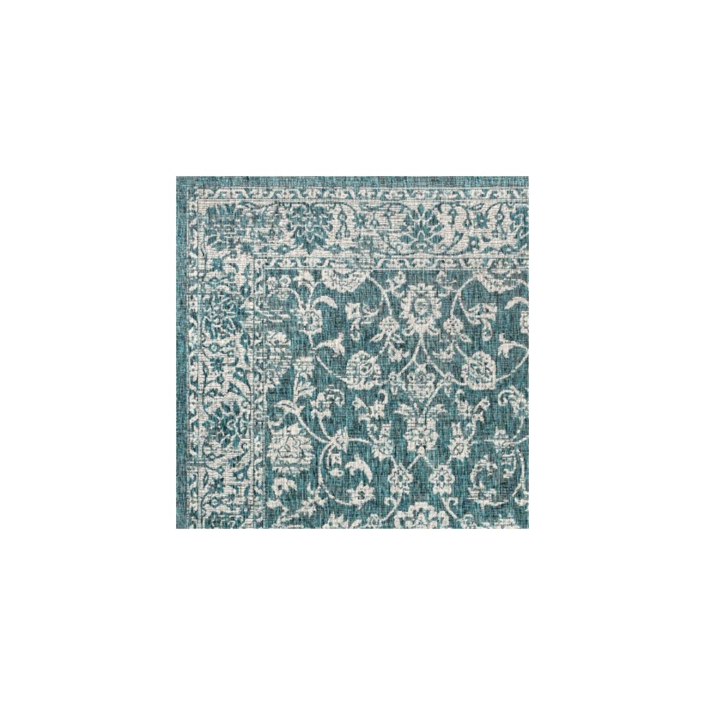 Tela Bohemian TetuWeave Floral  Indoor/Outdoor  Rug