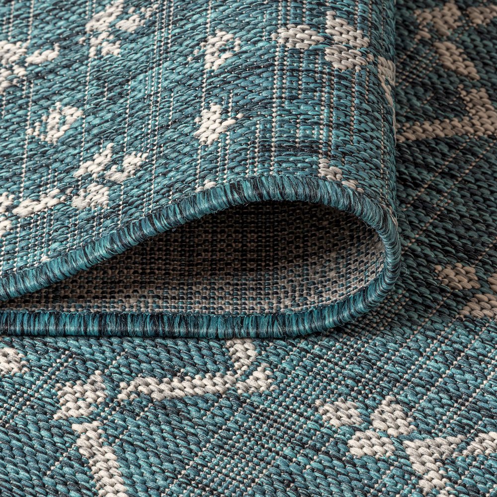 Ourika Moroccan Geometric TetuWeaveIndoor/Outdoor  Rug