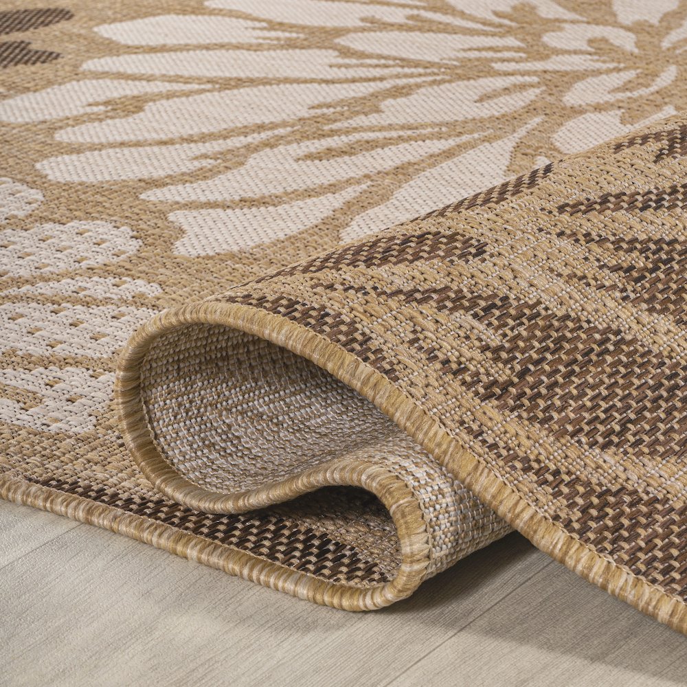 Zinnia Modern Floral TetuWeaveIndoor/Outdoor  Rug