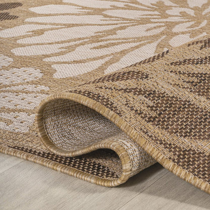 Zinnia Modern Floral TetuWeaveIndoor/Outdoor  Rug