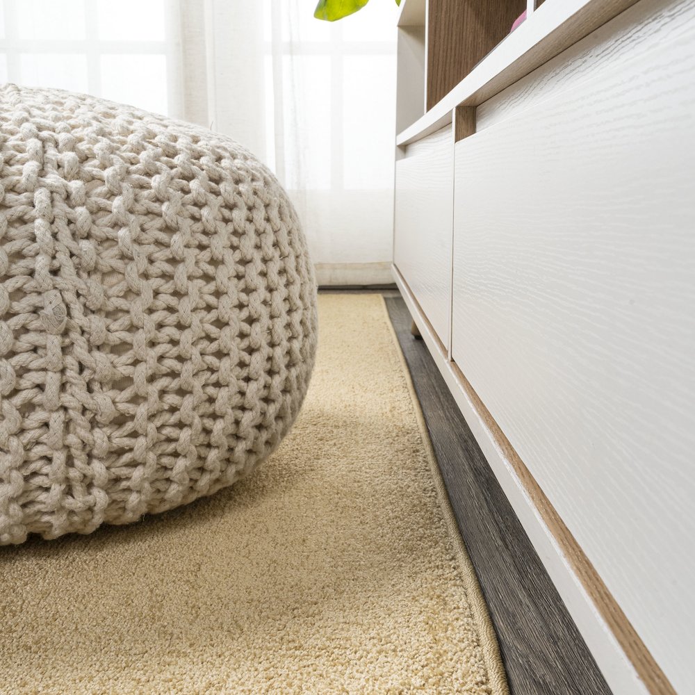 Haze Solid Low-Pile Area Rug