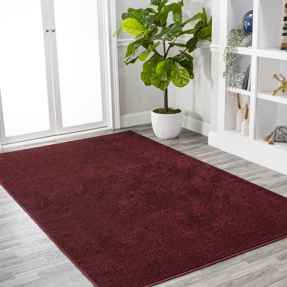Haze Solid Low-Pile Area Rug