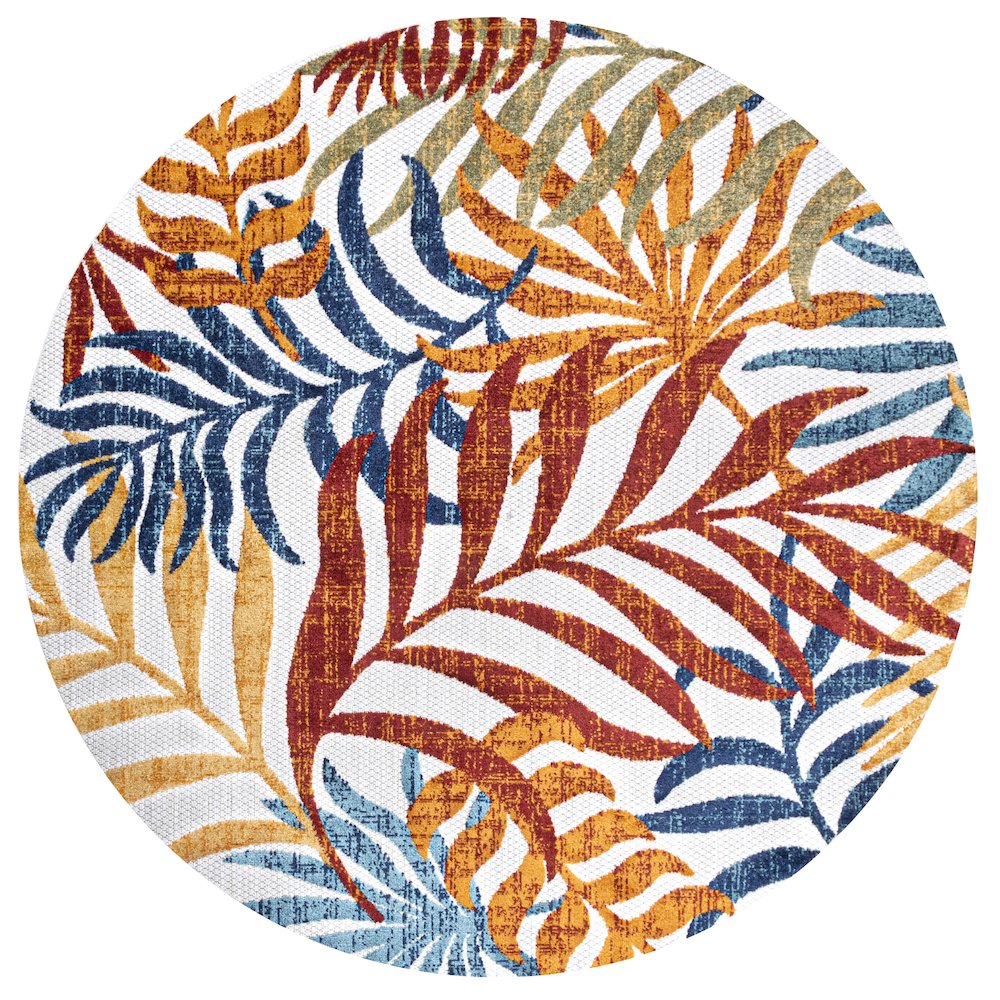 Tropics Palm Leaves Indoor/Outdoor Area Rug