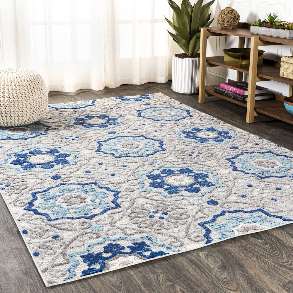 Mediterranean Medallion Indoor/Outdoor Area Rug