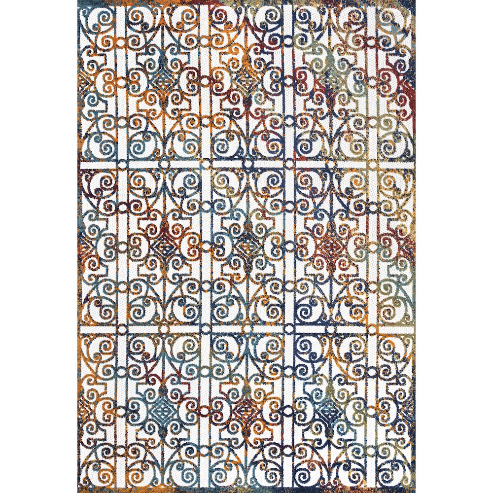 Cetara Ornate Trellis Indoor/Outdoor Area Rug
