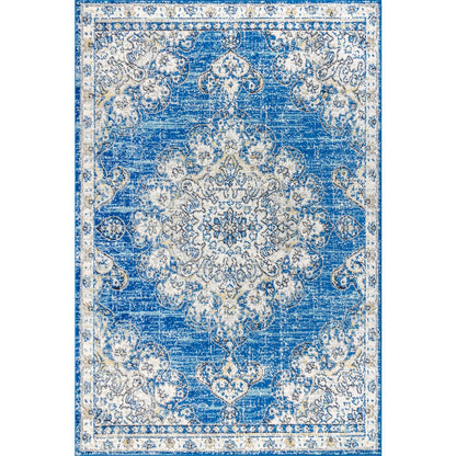 Leann Bohemian Flair Boho Vintage Medallion Area Rug