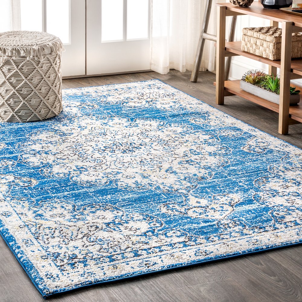Leann Bohemian Flair Boho Vintage Medallion Area Rug