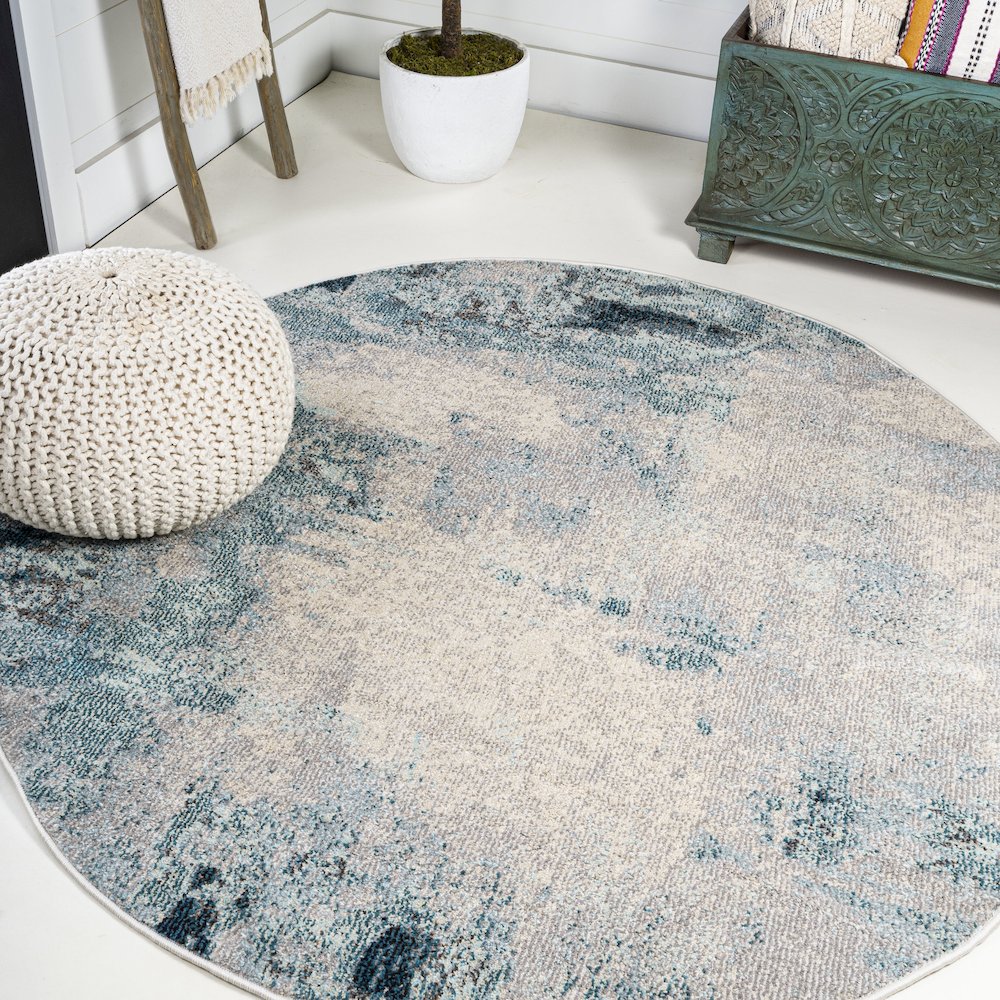 Contemporary Pop Modern Abstract Vintage Area Rug