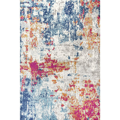 Sunset Modern Abstract Area Rug