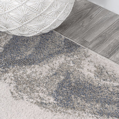 Petalo Abstract Two Tone Modern Area Rug