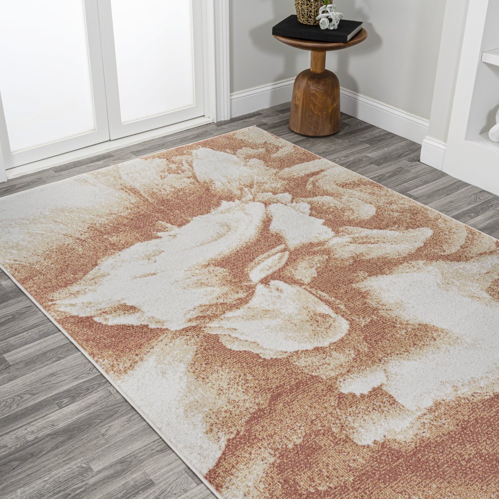 Petalo Abstract Two Tone Modern Area Rug