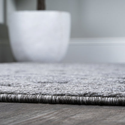 Portmany Neutral Diamond Trellis Indoor/Outdoor Area Rug
