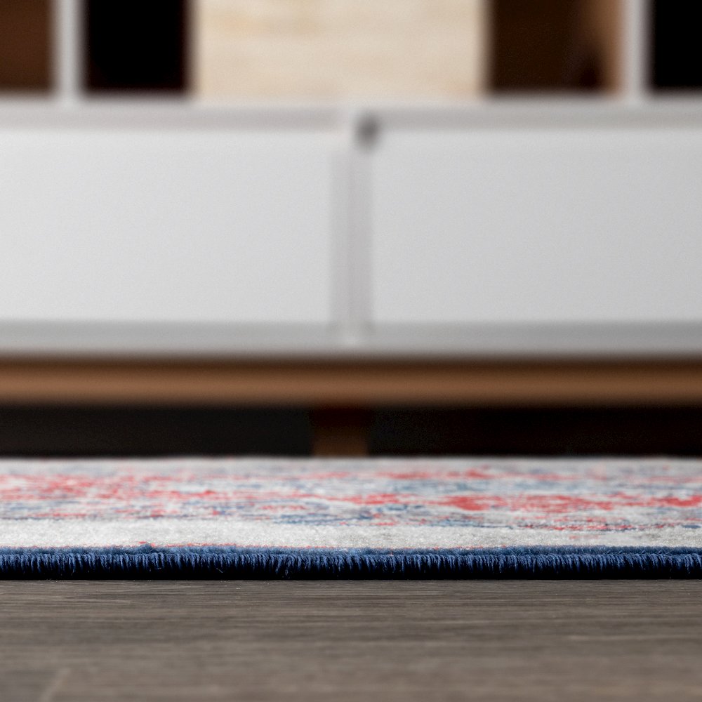Modern Persian Vintage Moroccan Medallion Area Rug