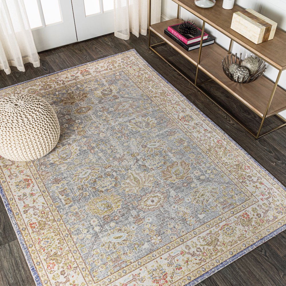 Alba Modern Faded Peshawar Area Rug