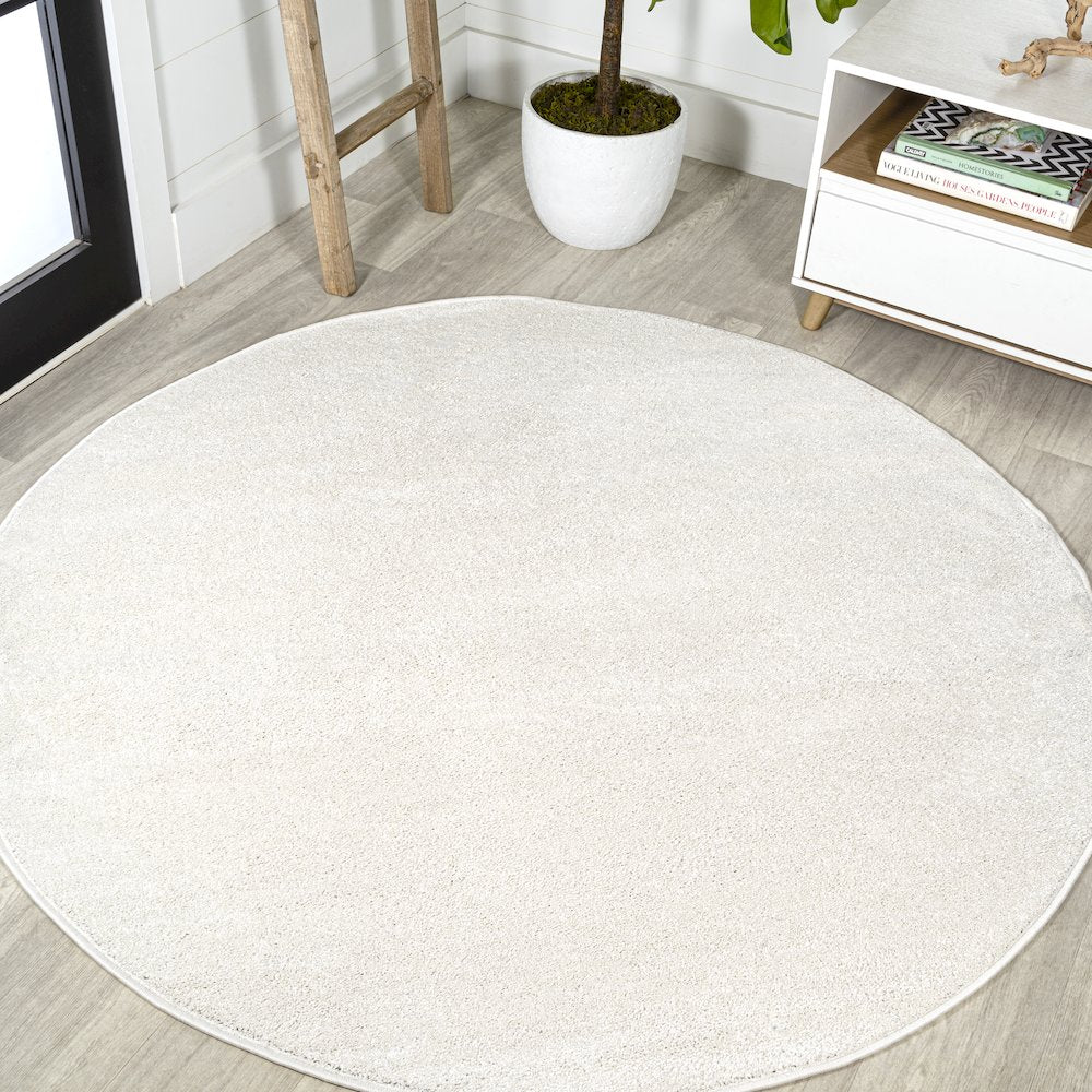 Haze Solid Low-Pile Area Rug