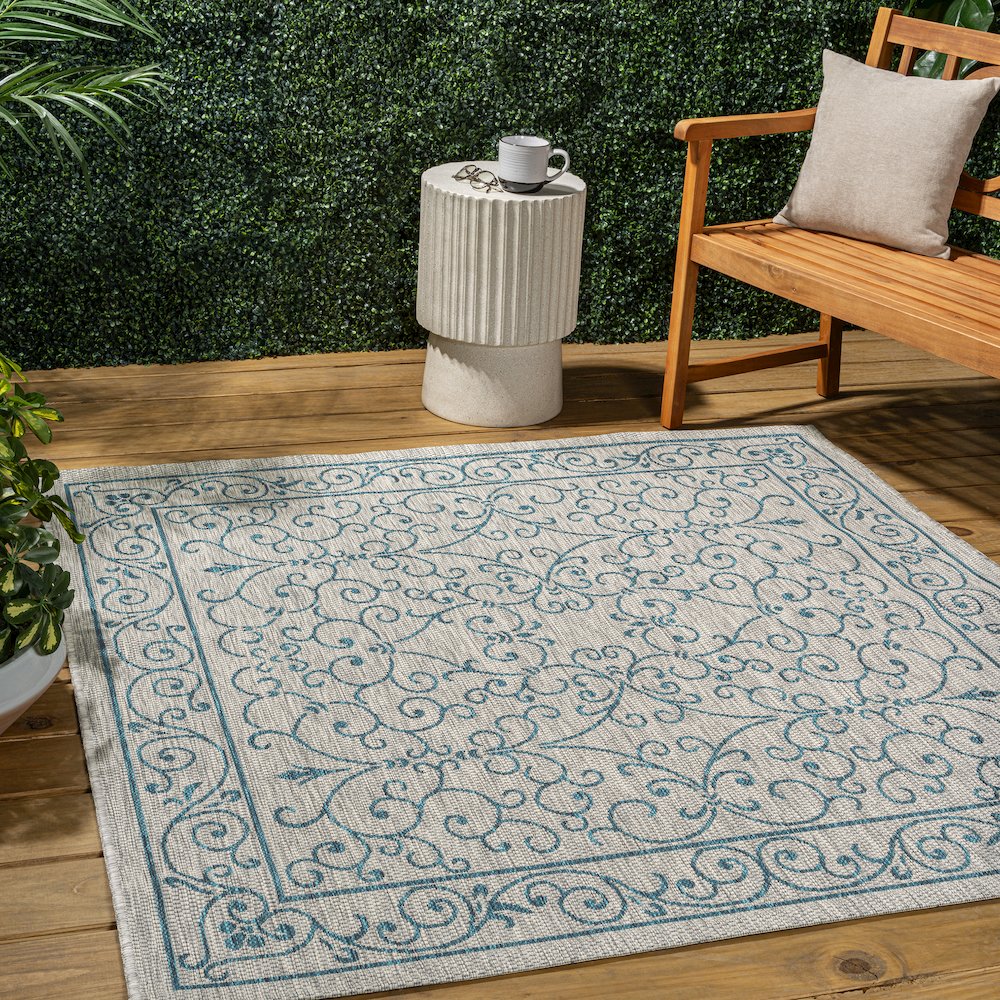Charleston Vintage Filigree TetuWeave  Indoor/Outdoor  Rug
