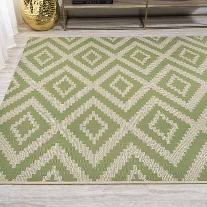 Sintra Diamond Tribal Indoor/Outdoor Area Rug