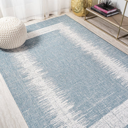 Scandi Minimalist Border Indoor/Outdoor Area Rug
