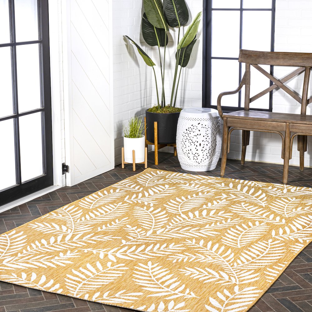 Nevis Palm Frond Indoor/Outdoor Area Rug