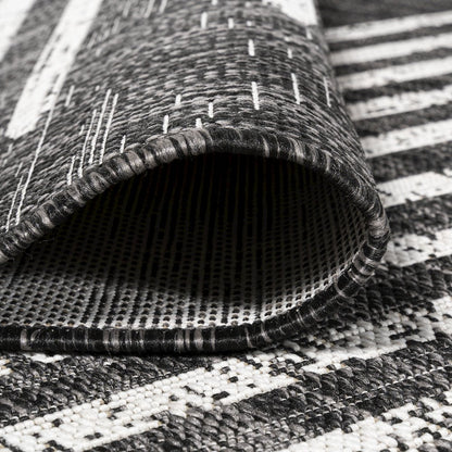 Zolak Berber Stripe Geometric Indoor/Outdoor Area Rug