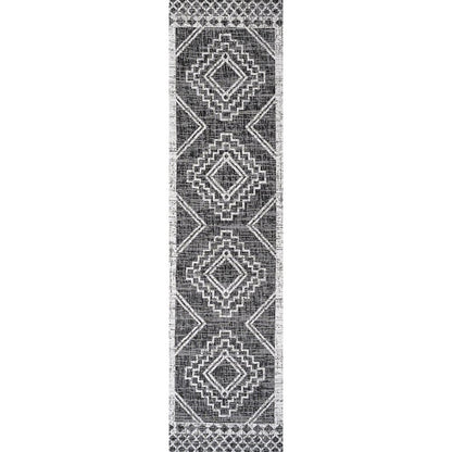 Marokko Diamond Tribal Medallion Indoor/Outdoor Area Rug