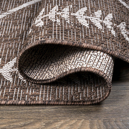 Derya Tribal Diamond Trellis Indoor/Outdoor Area Rug