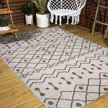 Nokat Tribal Bohemian Indoor/Outdoor Area Rug