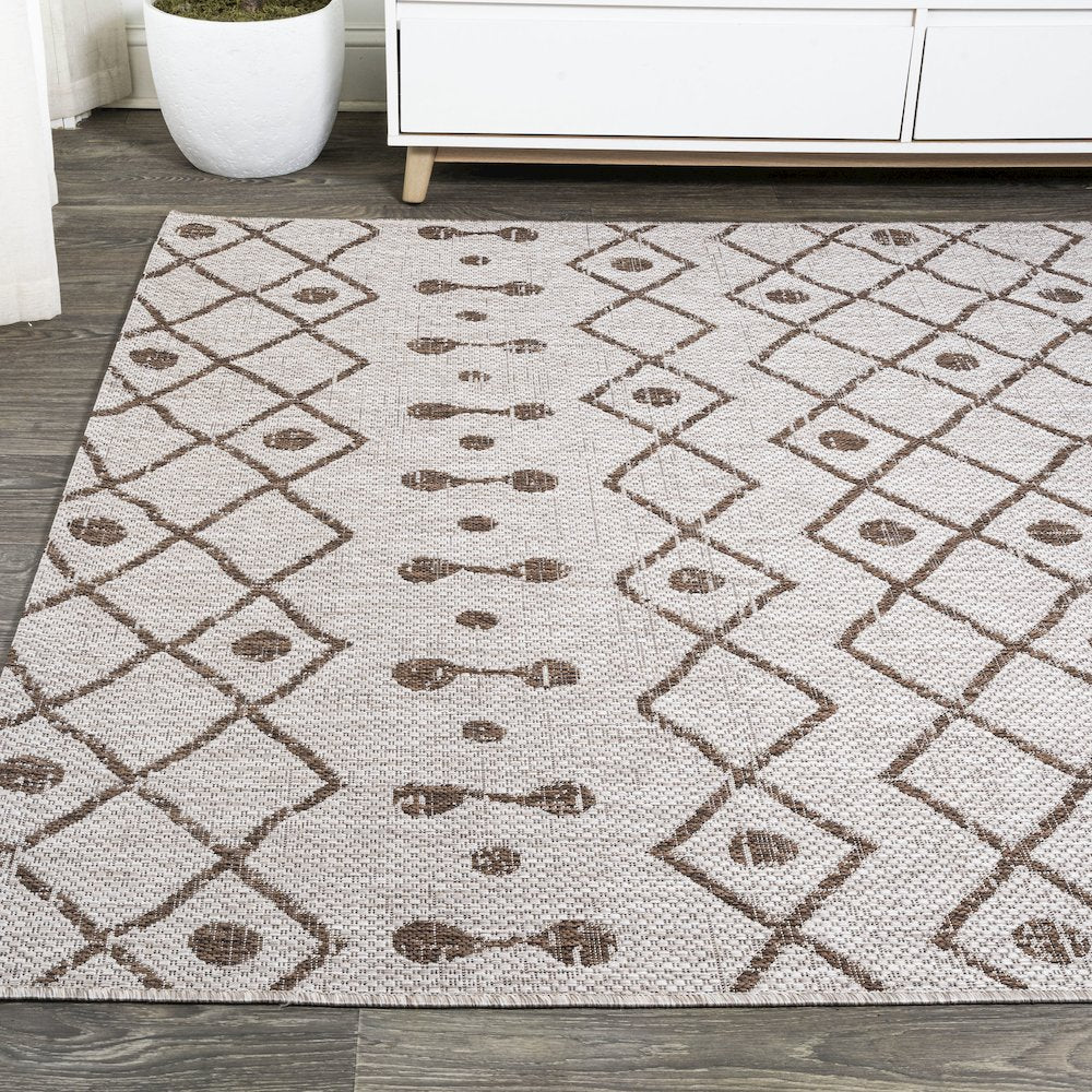 Nokat Tribal Bohemian Indoor/Outdoor Area Rug