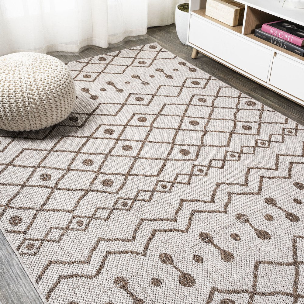 Nokat Tribal Bohemian Indoor/Outdoor Area Rug